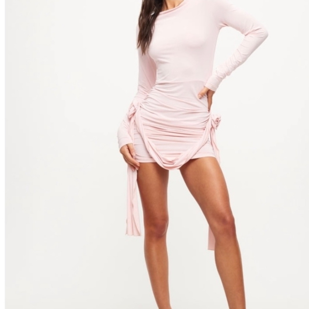 NEW Lioness Glory Mini Dress In Blush Size Large
